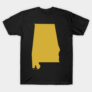 Alabama state map T-Shirt